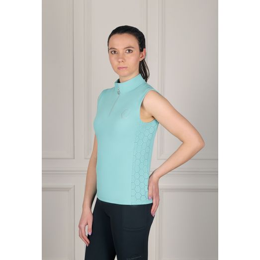 Coldstream Cranshaws Sleeveless Base Layer - Baltic Blue
