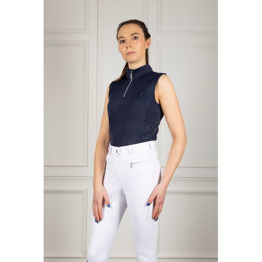 Coldstream Cranshaws Sleeveless Base Layer - Navy