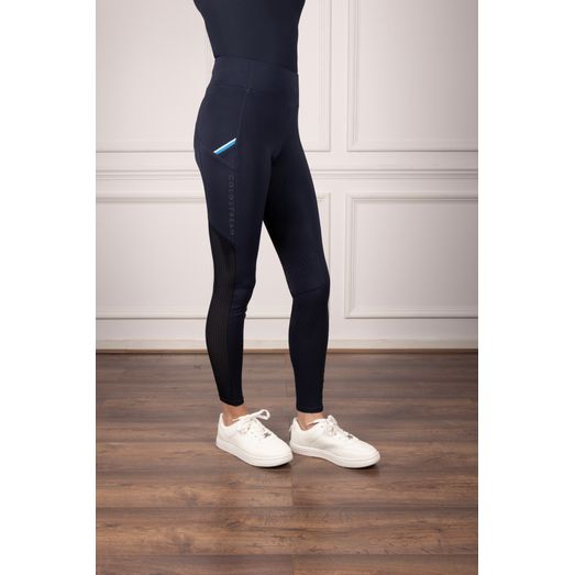 Coldstream Darnick Riding Tights - Navy