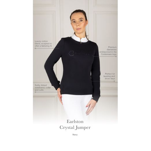 Coldstream Earlston Crystal Jumper - Navy