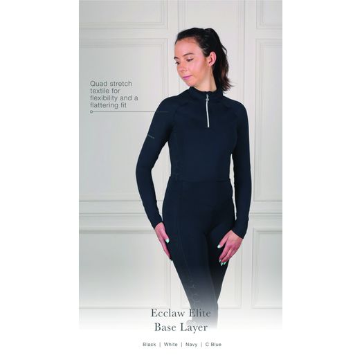 Coldstream Ecclaw Elite Base Layer - Black