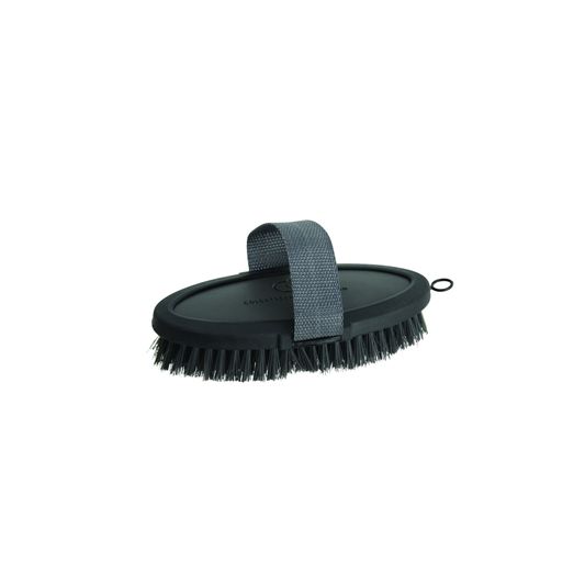 Coldstream Faux Leather Body Brush - Charcoal/Black