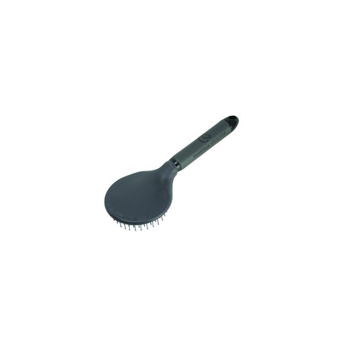 Coldstream Faux Leather Mane and Tail Brush - Charcoal/Black