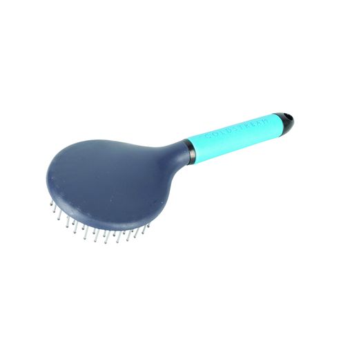 Coldstream Faux Leather Mane and Tail Brush - Navy/C Blue