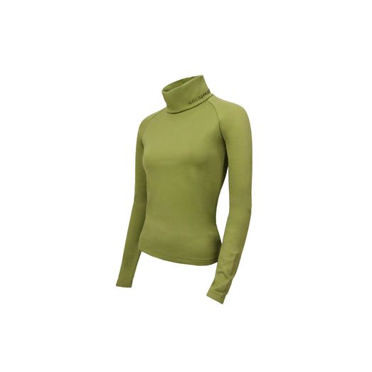 Coldstream Legars Roll Neck Top - Olive Green