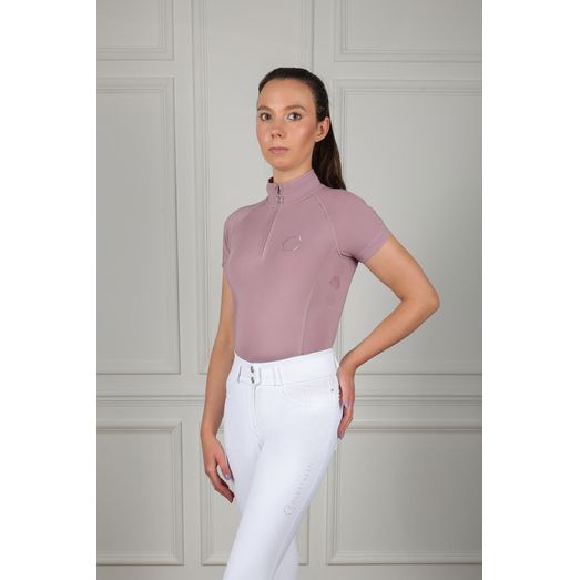 Coldstream Midlem Short Sleeve Base Layer - Dusky Pink