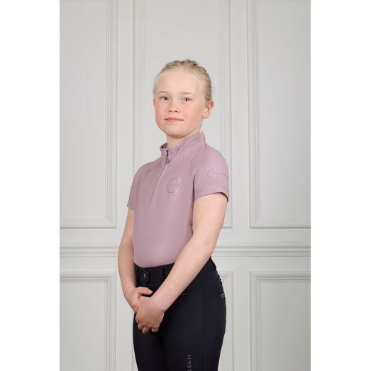 Coldstream Next Generation Kids Midlem Short Sleeve Base Layer - Dusky Pink