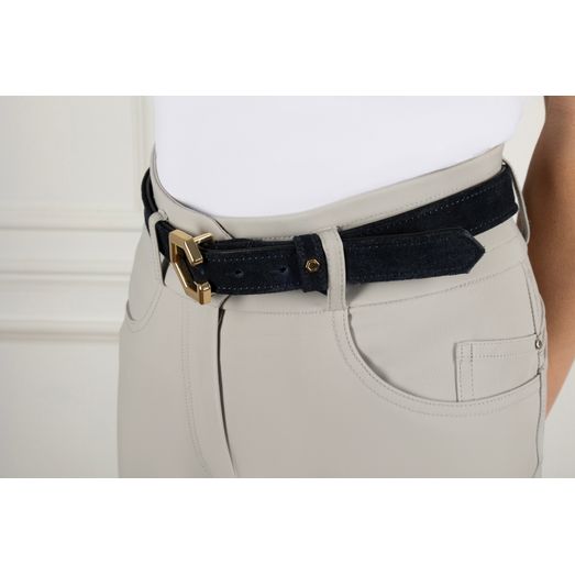 Coldstream Roxburgh Suede Belt - Navy