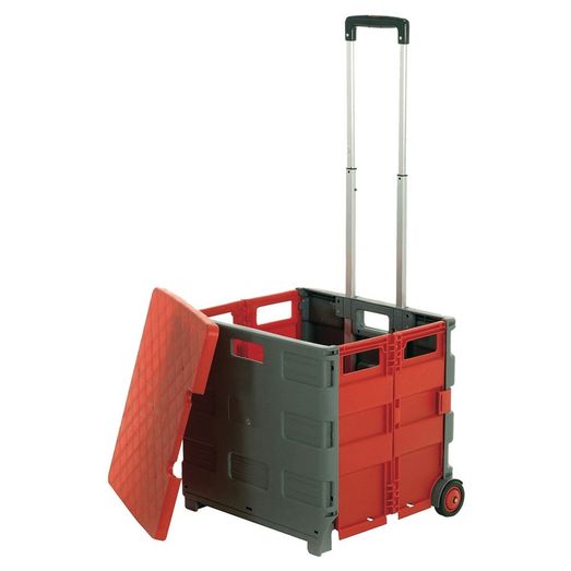 GPC Folding Box Truck - With lid. Red/Grey G1042Y