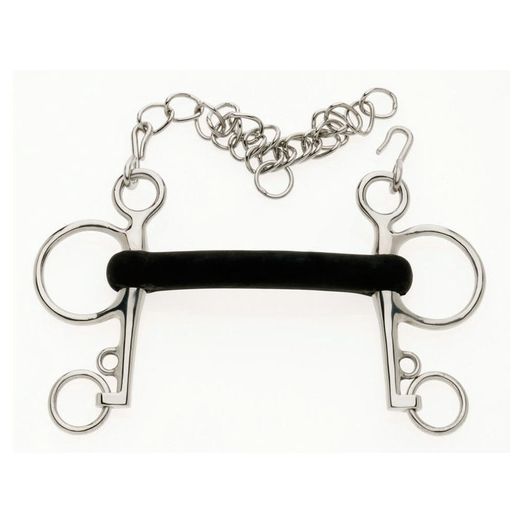 Hard Rubber Mullen Mouth Pelham