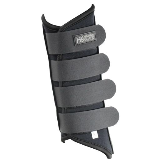 Hy Armoured Guard Neoprene Brushing Boots - Black/Palace Blue