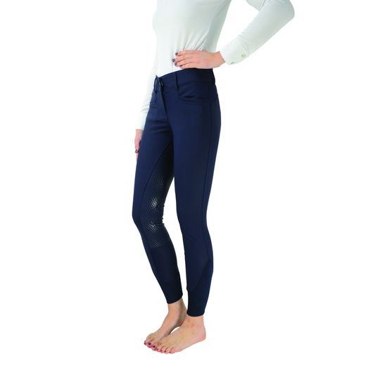 Hy Equestrian Arctic Softshell Ladies Breeches - Navy