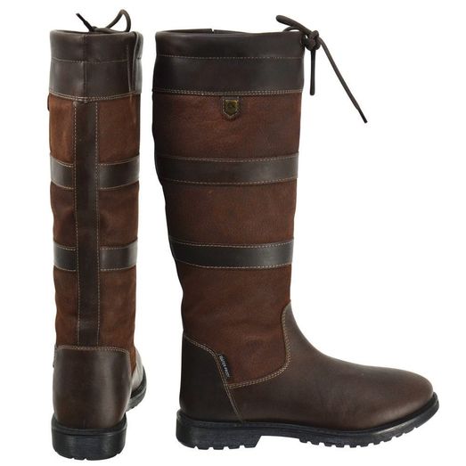 Hy Equestrian Bakewell Long Country Boot - Dark Brown