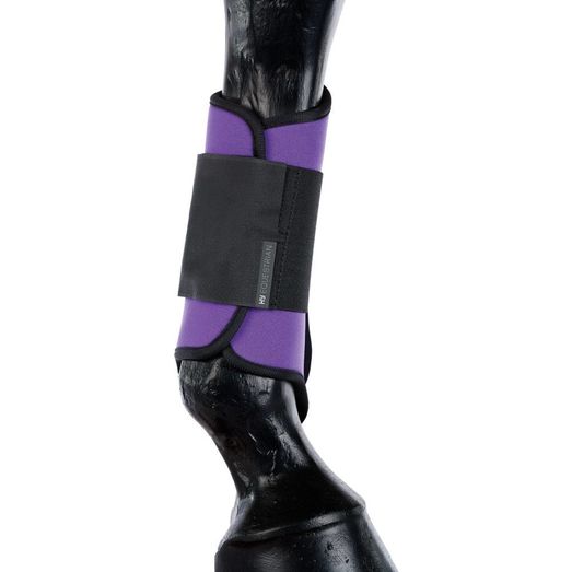 Hy Equestrian Brushing Boots - Purple