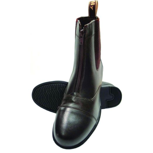 Hy Equestrian Children's Canterbury Zip Jodhpur Boot - Brown