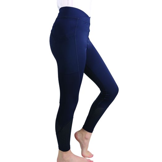 Hy Equestrian Children's Fordwich Riding Tights - Navy