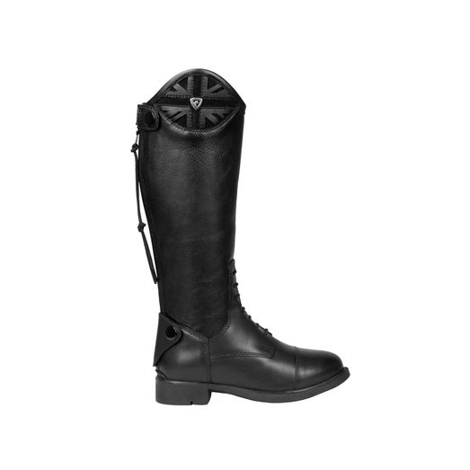 Hy Equestrian Childrens Union Jack Riding Boots - Black