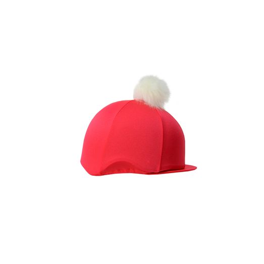 Hy Equestrian Christmas Santa Hat Cover - Red/White
