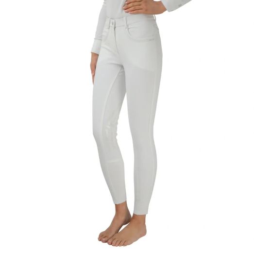 Hy Equestrian Corby Cool Ladies Breeches - White