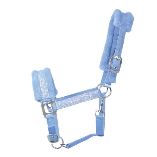 Hy Equestrian Dazzle Head Collar - Powder Blue