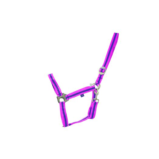 Hy Equestrian Duo Head Collar - Pink/Purple