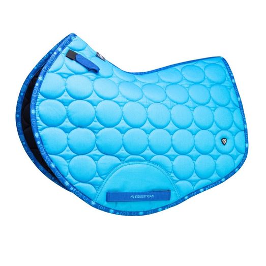 Hy Equestrian DynaMizs Ecliptic Close Contact Saddle Pad - Cobalt/Ocean