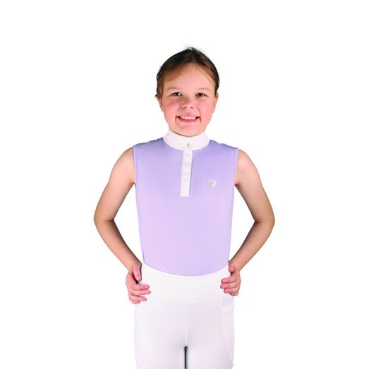 Hy Equestrian Eden Children's Sleeveless Show Shirt - Lilac