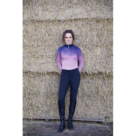 Hy Equestrian Elevate Denim Breeches - Black