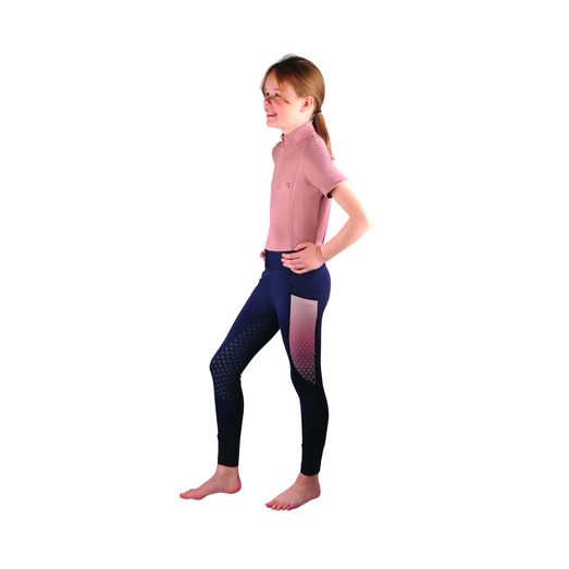 Hy Equestrian Elevate Mizs Riding Tights - Navy