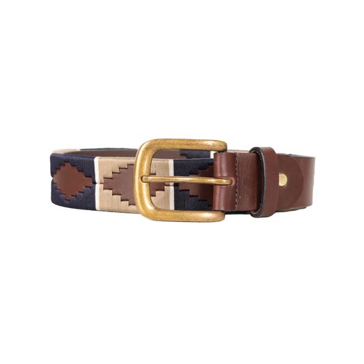 Hy Equestrian Elevate Polo Belt - Navy/Fossil