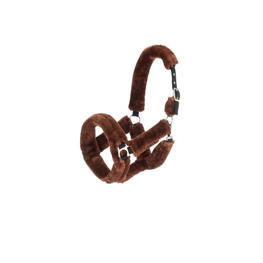 Hy Equestrian Fab Fleece Headcollar - Brown