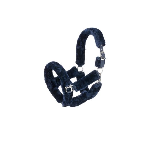 Hy Equestrian Fab Fleece Headcollar - Navy