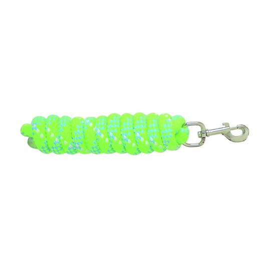 Hy Equestrian Fleck Lead Rope - Neon Green/Blue/White