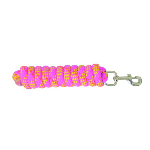 Hy Equestrian Fleck Lead Rope - Pink/Yellow/Neon Orange
