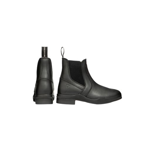 Hy Equestrian Fleece Lined Wax Leather Jodhpur Boot - Black