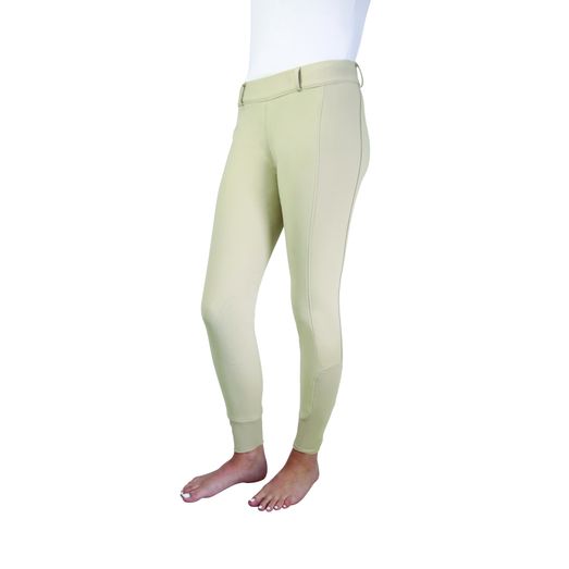 Hy Equestrian Glacial Softshell Riding Tights - Beige