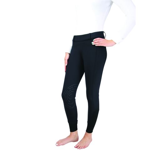 Hy Equestrian Glacial Softshell Riding Tights - Black