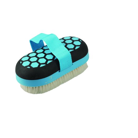 Hy Equestrian Glitter Body Brush Goat Hair