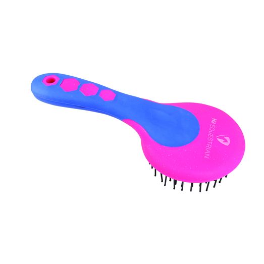 Hy Equestrian Glitter Mane &amp; Tail Brush - Blue/Pink