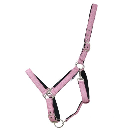 Hy Equestrian Glitzy Headcollar - Pink