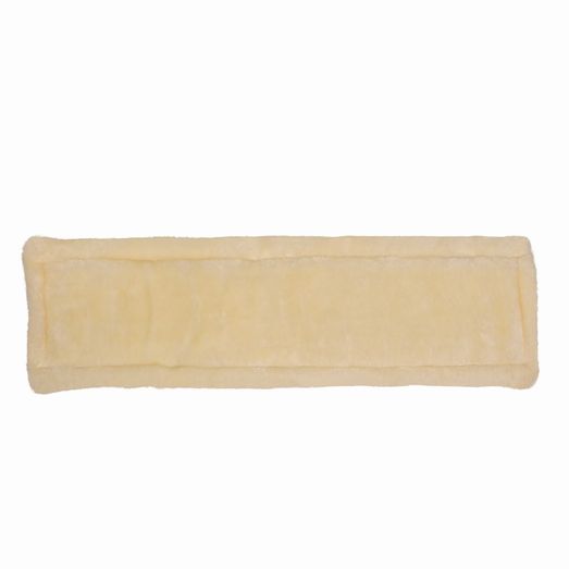 Hy Equestrian GP Fleece Girth Cover - White/Natural