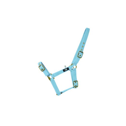 Hy Equestrian Holly Fully Adjustable Head Collar - Baby Blue