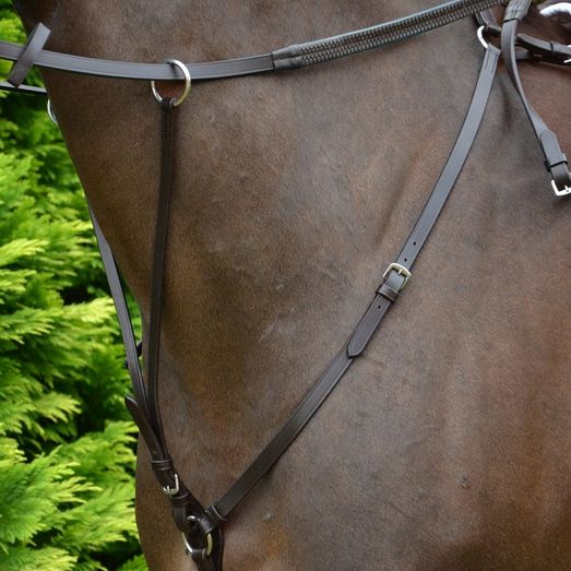 Hy Equestrian Hunting Breastplate - Brown