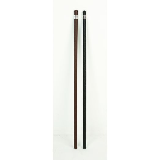 Hy Equestrian Leather Cane - Brown