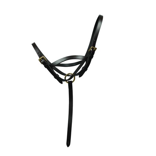 Hy Equestrian Leather Foal Slip - Black