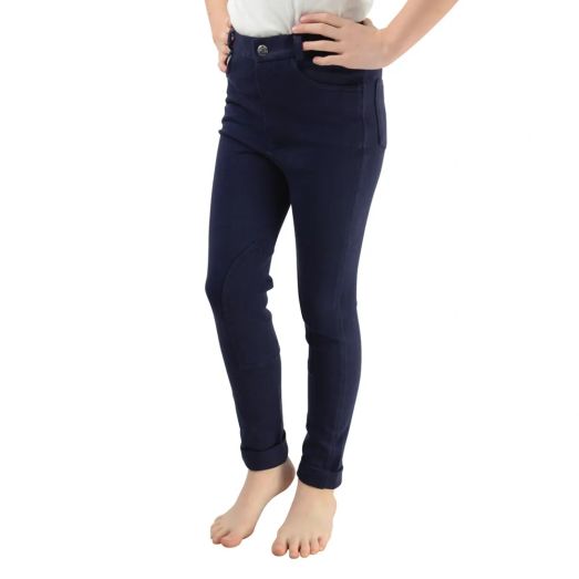 Hy Equestrian Melton Children's Jodhpurs - Navy