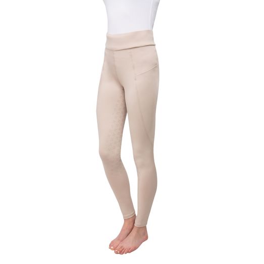 Hy Equestrian Melton Riding Tights - Beige