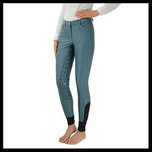 Hy Equestrian Merlewood Ladies Breeches - Marine Green