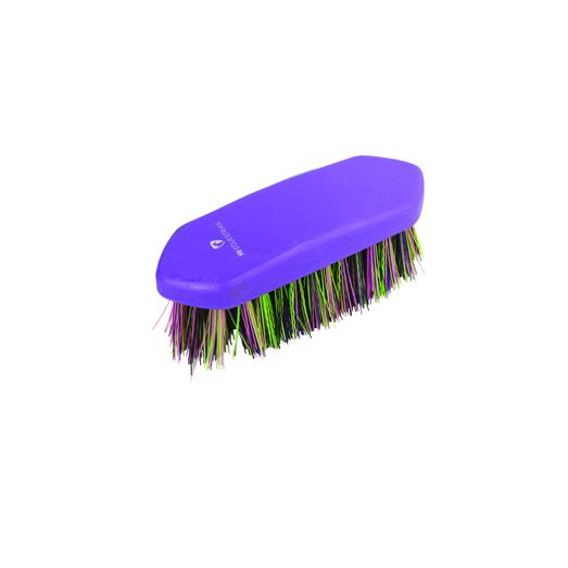 Hy Equestrian Multi Colour Dandy Brush - Purple/Multi Colour