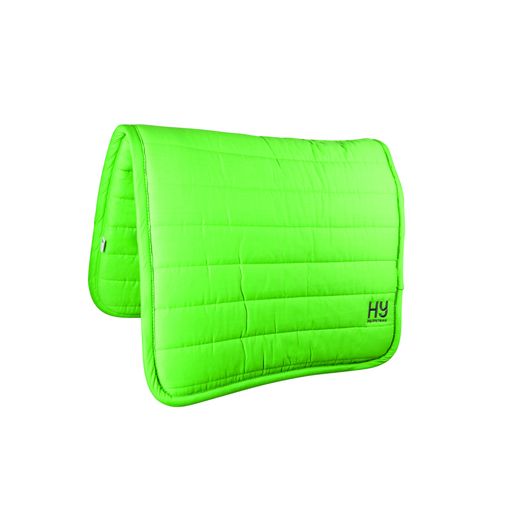Hy Equestrian Neon Reversible Comfort Pad - Bright Green